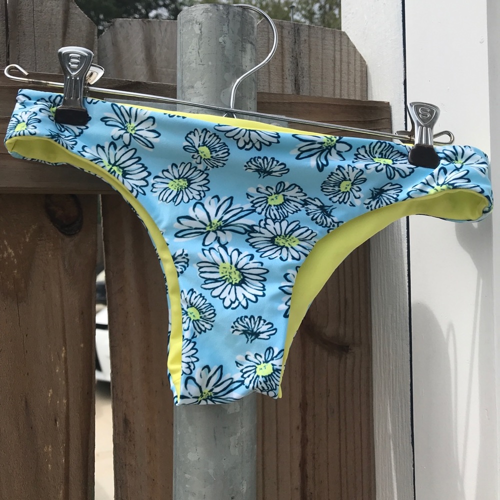 Blue Flower Bikini Set